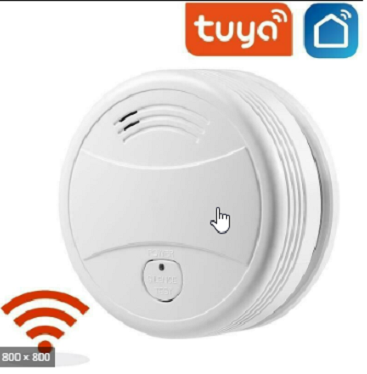 [D-SHUMOWIFI-PA433-TY-SR] Sensor de humo wifi funciona con la aplicación Tuya Smart Sonido de alarma: 80dB.